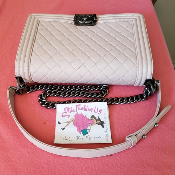 Chanel boy pink new medium bag - Picture 3 of 13
